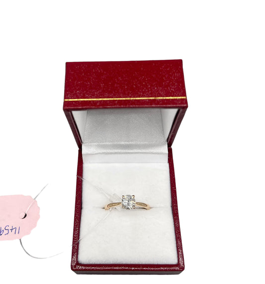 Brilliant-Cut 0.75ct Diamond Solitaire Ring in 18ct Gold